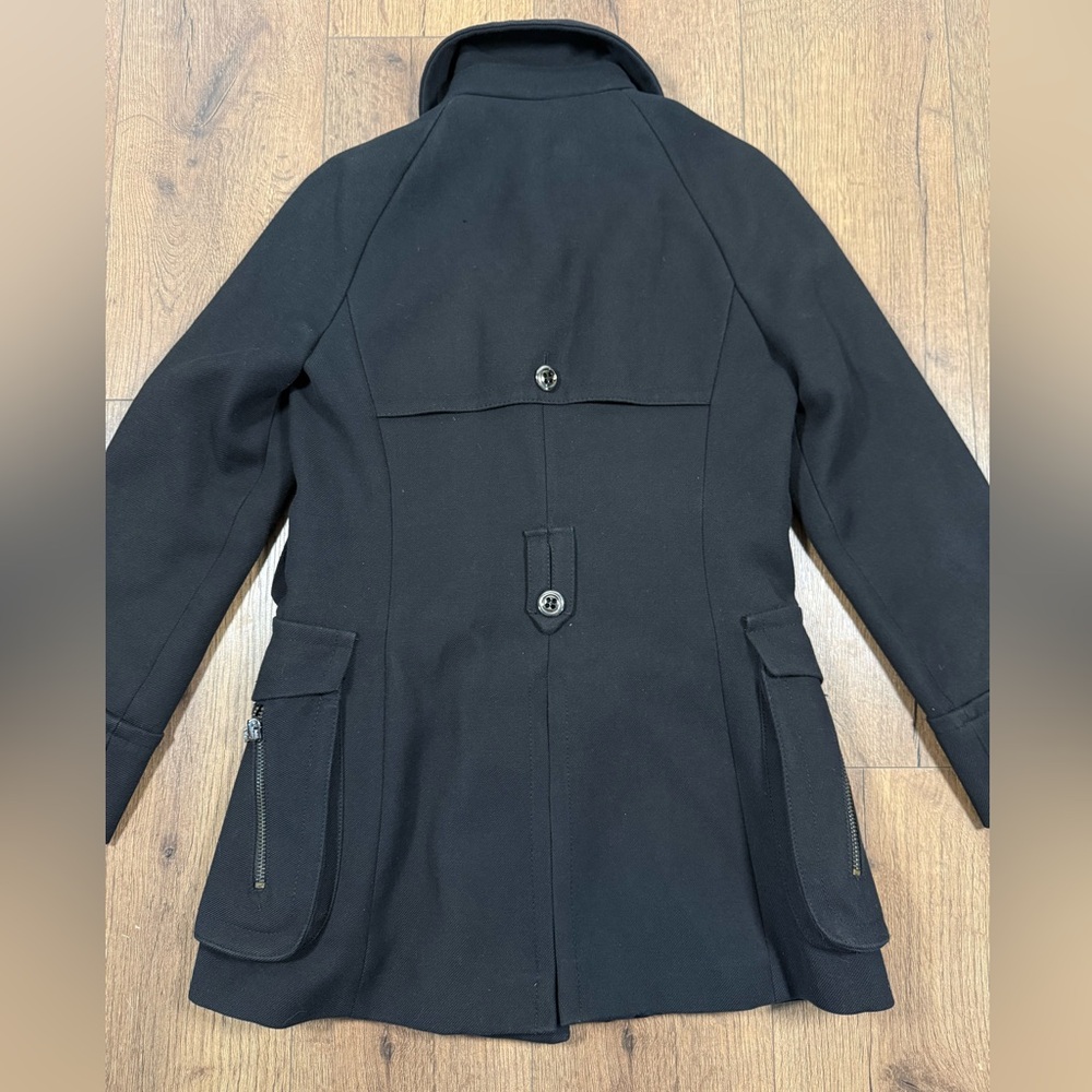 Zara Black Women's Coat - Picture 2 of 6